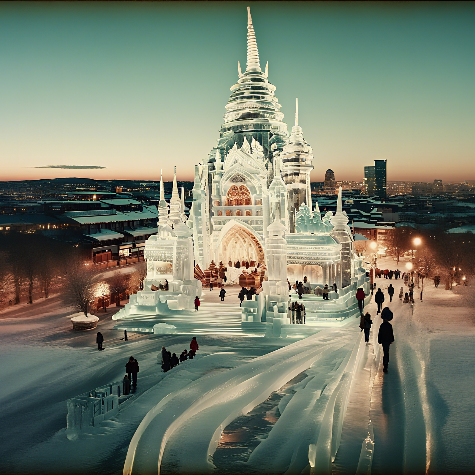 Ice Sculpting, Russian Charm, and Local Cuisine