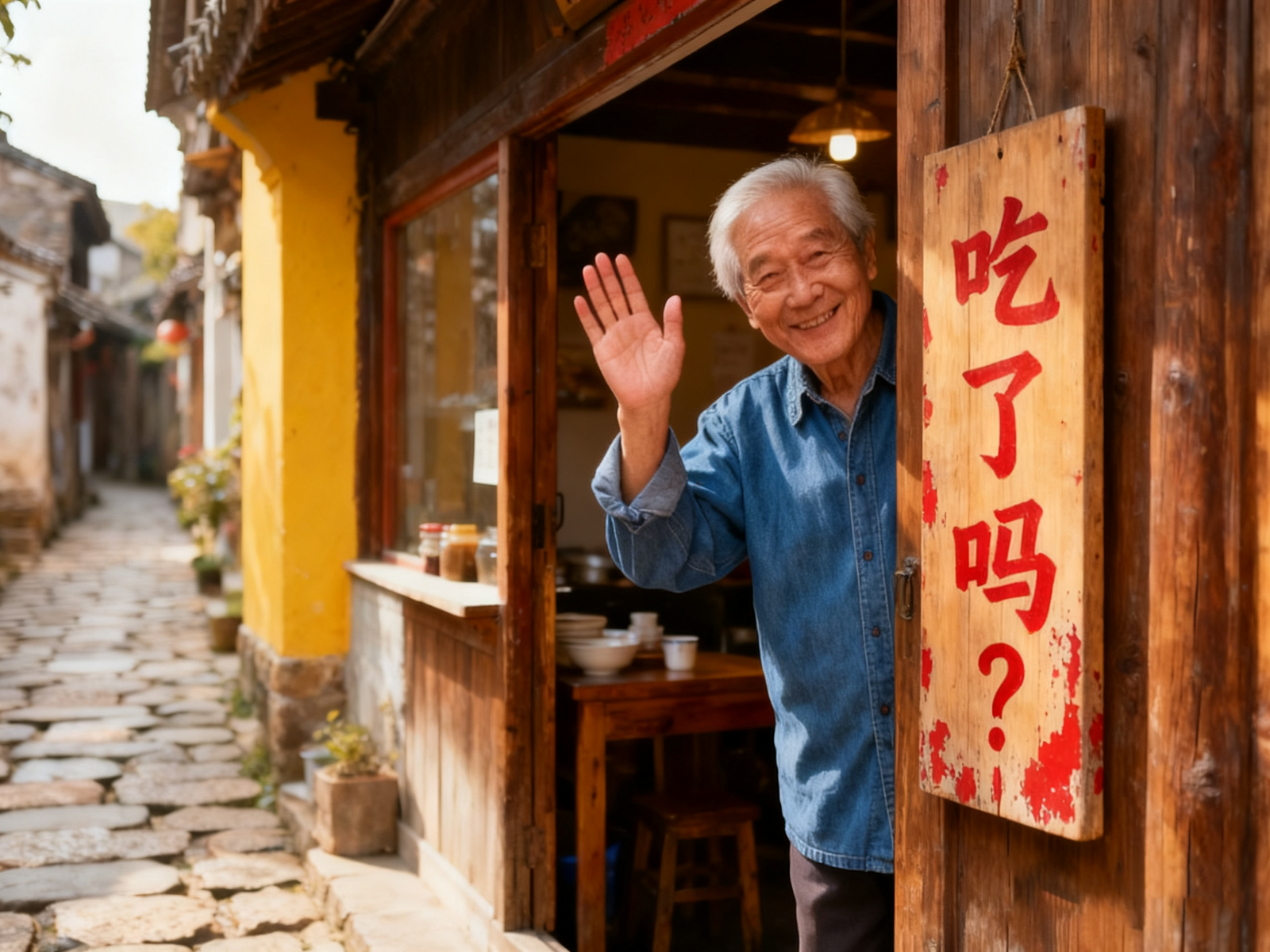 Neighborhood greeting: Have you eaten?
