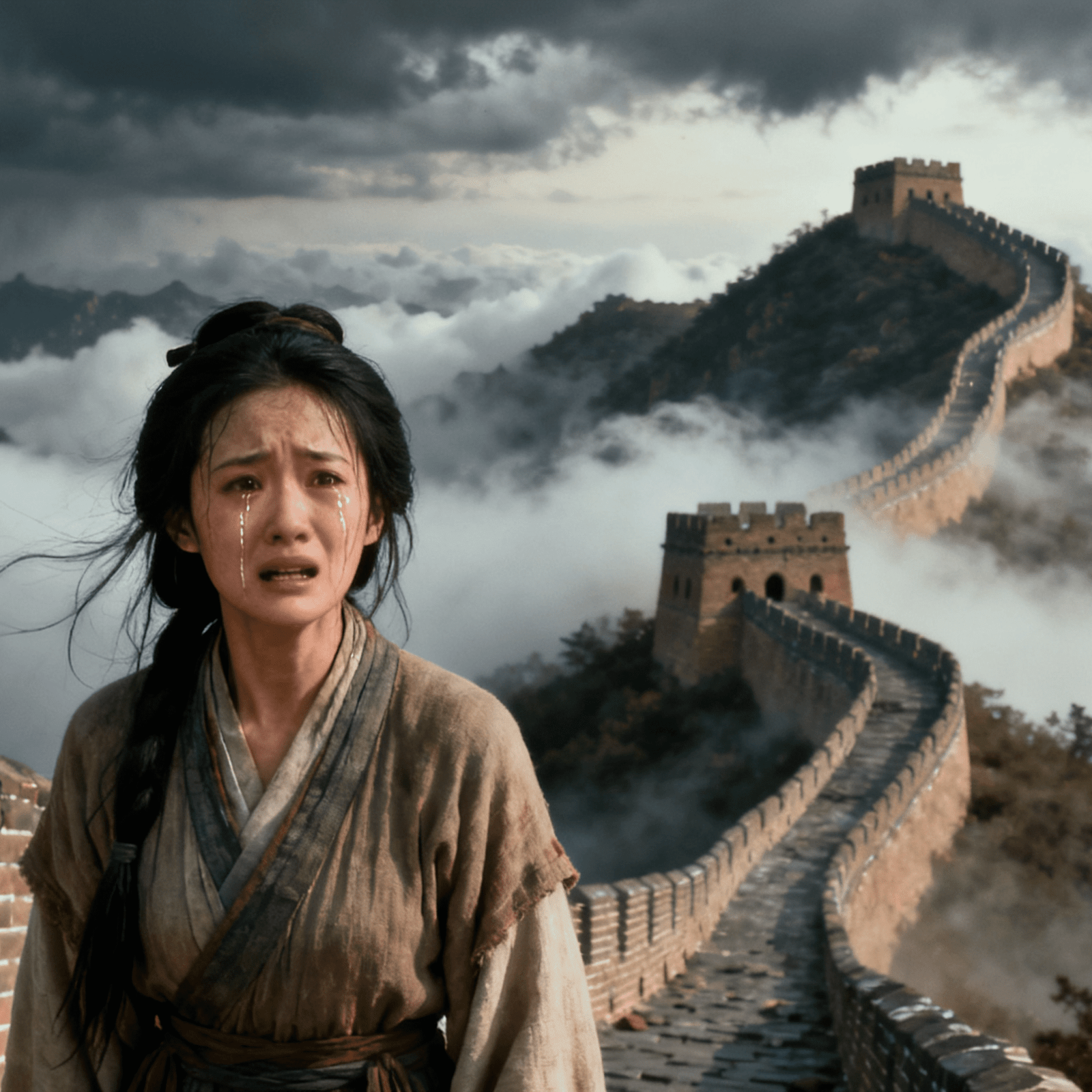 Cultural elements of the Great Wall including traditional legends and festivals