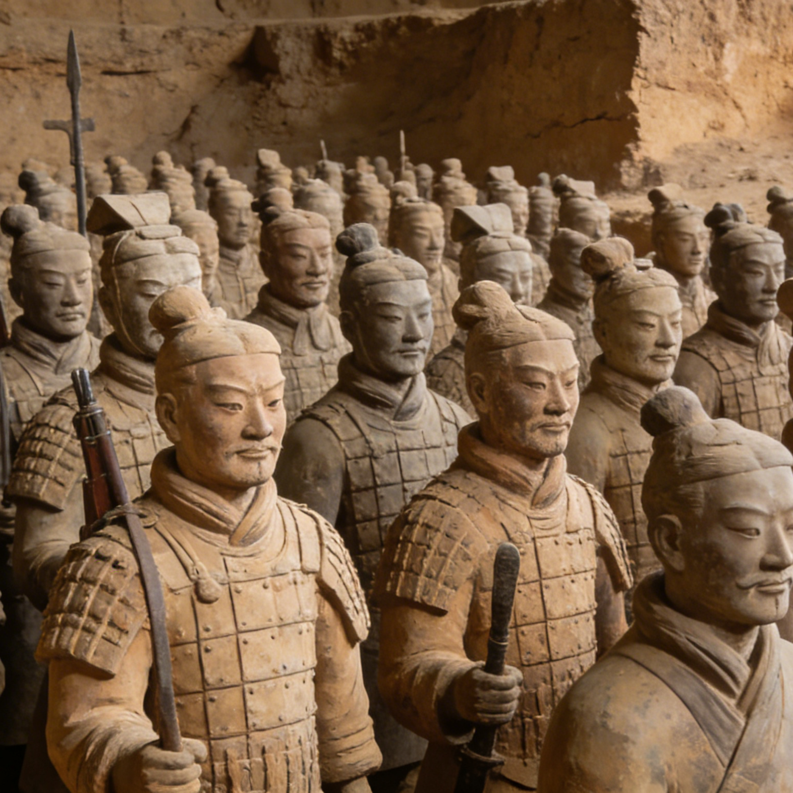 3-day Xi'an itinerary map and Terracotta Army
