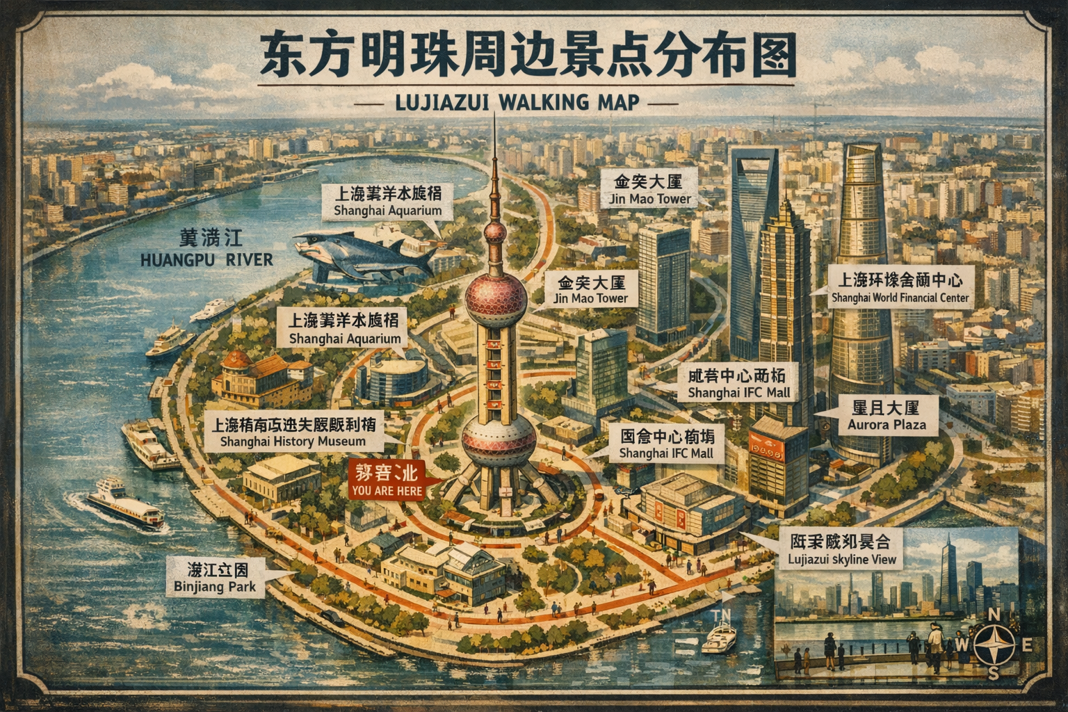 Nearby Attractions Around Oriental Pearl Tower