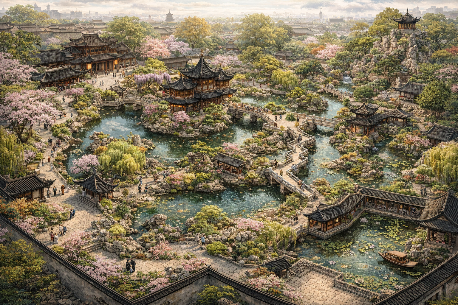 Yu Garden Walking Tour Route