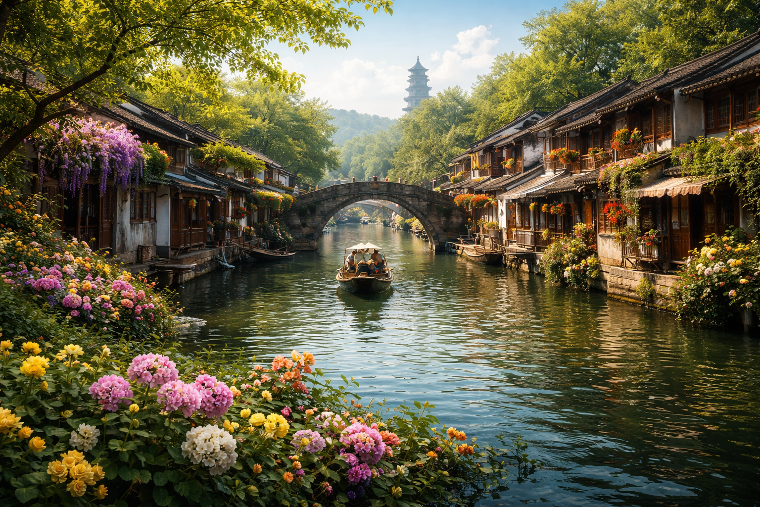 May Spring Scenery in Suzhou